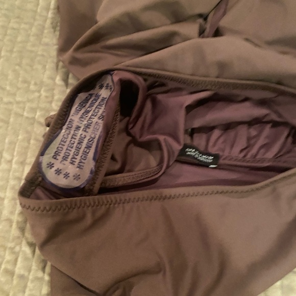 Elegant Brown One-Piece with Asymmetrical Cutouts - Picture 5 of 5